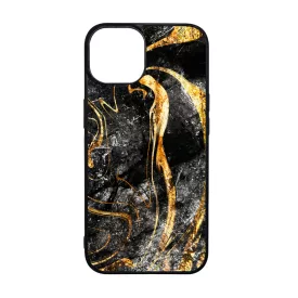 Luxury Golden Black marvanyos marvany mintas iPhone 15 Pro Max tok