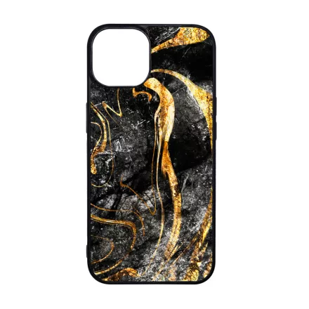 Luxury Golden Black marvanyos marvany mintas iPhone 15 Pro Max tok