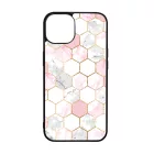 Geometric Rose Gold marvanyos marvany mintas iPhone 15 Pro Max tok