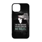 Tommy Shelby No rules idezet peaky blinders iPhone 15 Pro Max Magsafe tok