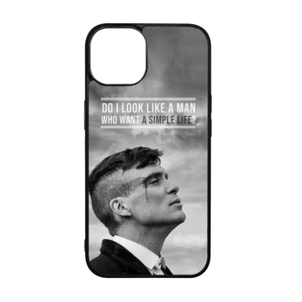 Tommy Shelby simple life idezet peaky blinders iPhone 15 Pro Max Magsafe tok
