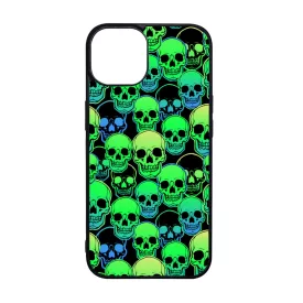 Green Skulls - Halloween iPhone 15 Pro Max tok