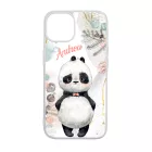 Édes kis Panda - Téli mintás iPhone 15 Pro Max tok