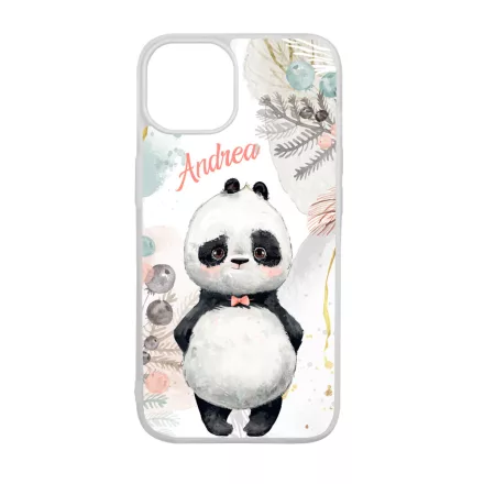 Édes kis Panda - Téli mintás iPhone 15 Pro Max Magsafe tok