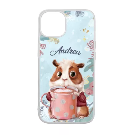 Kakaós hörcsög - Téli mintás iPhone 15 Pro Max Magsafe tok