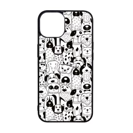 Aranyos kutya mintás iPhone 15 Pro Max tok