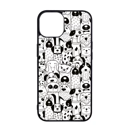 Aranyos kutya mintás iPhone 15 Pro Max Magsafe tok