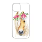 Csodaszép rajzolt lovas iPhone 15 Pro Max tok