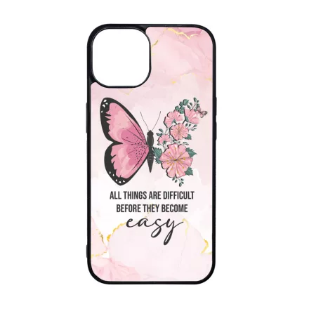 Pillango viragos motivacios iPhone 15 Pro Max Magsafe tok