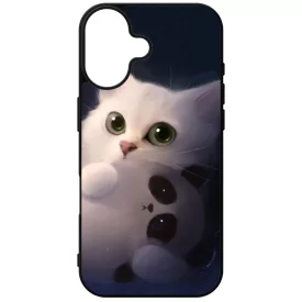 cica cicás macska macskás panda pandás iPhone 16 tok