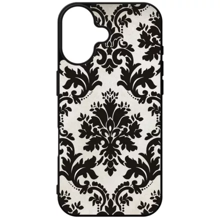 vintage fekete fehér iPhone 16 tok