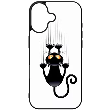 kapaszkodó macska macskás cica cicás iPhone 16 tok