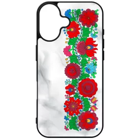 Márványos Matyó magyar mintás hungarian folk iPhone 16 tok