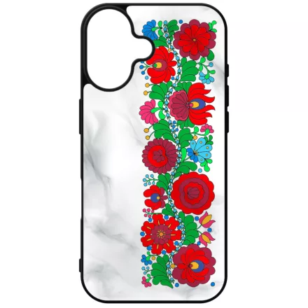 Márványos Matyó magyar mintás hungarian folk iPhone 16 tok