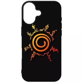 A rókadémon jel - naruto uzumaki - anime - demon fox iPhone 16 tok