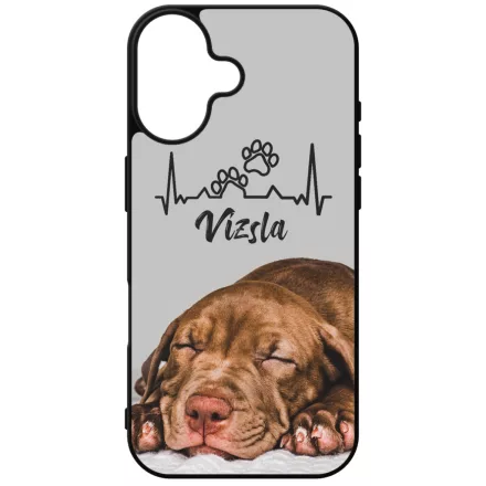 I Love Vizsla iPhone 16 tok