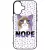 NOPE Cat Antisocial iPhone 16 tok