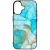 Ocean Blue Gold marvanyos marvany mintas iPhone 16 tok