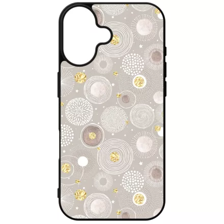 Csodaszép Aranyló téli mintás iPhone 16 tok