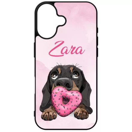 A legcukibb kutya mintás iPhone 16 tok