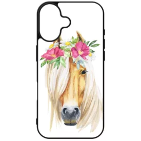 Csodaszép rajzolt lovas iPhone 16 tok
