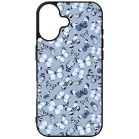 Szepseges kek pillangok iPhone 16 tok