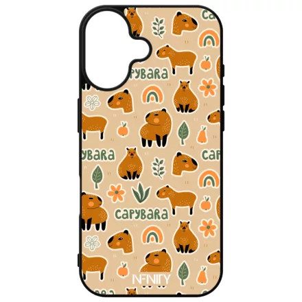 Aranyos capybara iPhone 16 tok