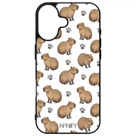 Capybara és a talpnyom iPhone 16 tok