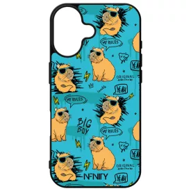 Nagy fiú kapibara iPhone 16 tok