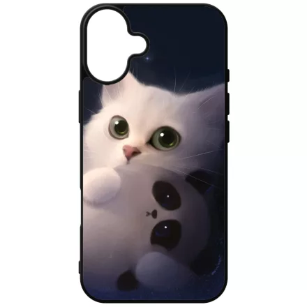 cica cicás macska macskás panda pandás iPhone 16 Plus Magsafe tok