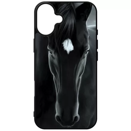 lovas fekete ló iPhone 16 Plus Magsafe tok