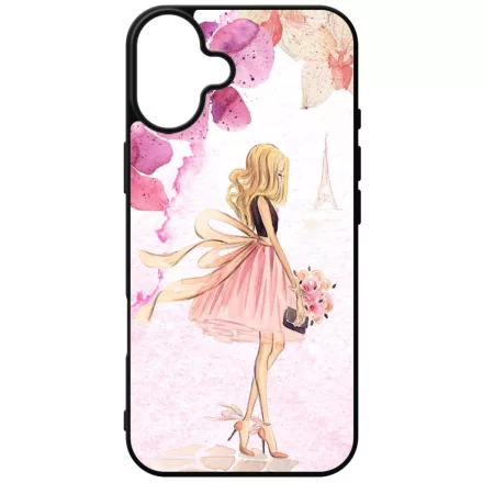 virágos fashion menyasszony párizs paris eiffel torony tavaszi iPhone 16 Plus Magsafe tok