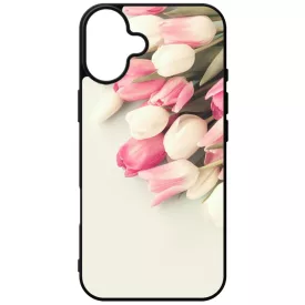 virágos tulipános tavaszi iPhone 16 Plus tok