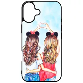 barátnők bff best friends forever legjobb barátnős besties iPhone 16 Plus tok