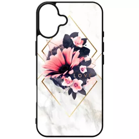 Marble Love marvany mintas viragos iPhone 16 Plus tok