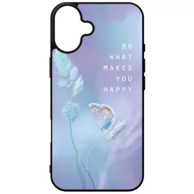 virágos tavaszi pillangós lepkés iPhone 16 Plus tok