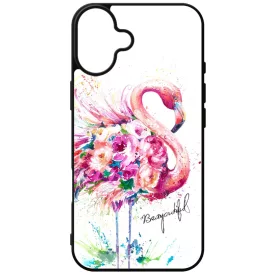 Álomszép Flamingo tropical summer nyári iPhone 16 Plus tok