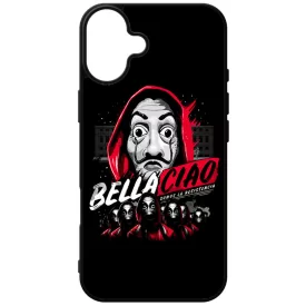 Bella Ciao ART - A Nagy Pénzrablás - la casa de papel iPhone 16 Plus tok