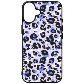 Purple Leopard Wild Beauty Csajos Allat mintas iPhone 16 Plus tok