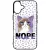 NOPE Cat Antisocial iPhone 16 Plus Magsafe tok