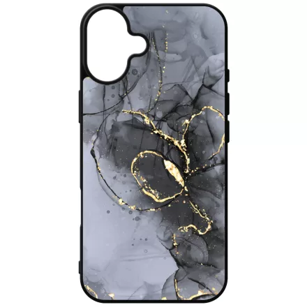 Golden Black marvanyos marvany mintas hatás iPhone 16 Plus Magsafe tok