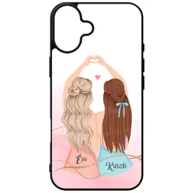 BFF Heart Best Friends forever legjobb baratnos iPhone 16 Plus tok