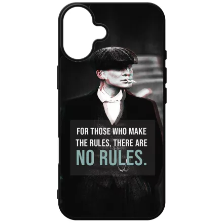 Tommy Shelby No rules idezet peaky blinders iPhone 16 Plus Magsafe tok