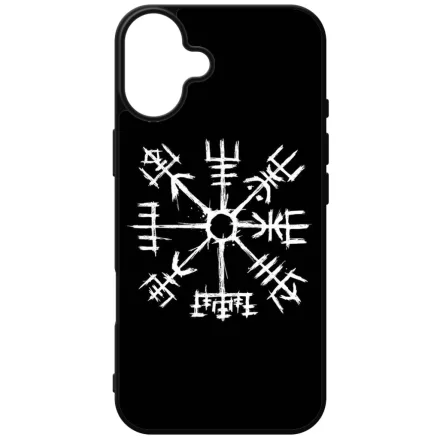 Black Vegvisir - Vikings iPhone 16 Plus Magsafe tok