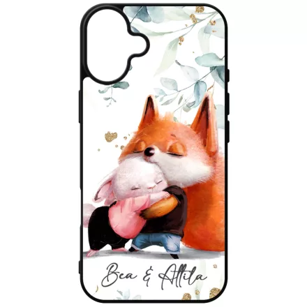 Kerd a neveddel - Nyuszi es Roka - osz iPhone 16 Plus Magsafe tok