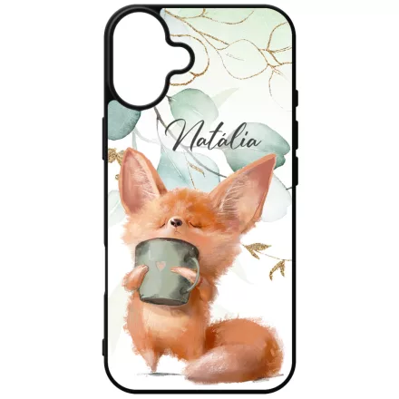 Kerd a neveddel - Fox Coffee - osz iPhone 16 Plus Magsafe tok