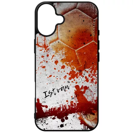 Kerd a neveddel RED kezilabda mintas iPhone 16 Plus Magsafe tok