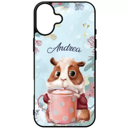 Kakaós hörcsög - Téli mintás iPhone 16 Plus Magsafe tok