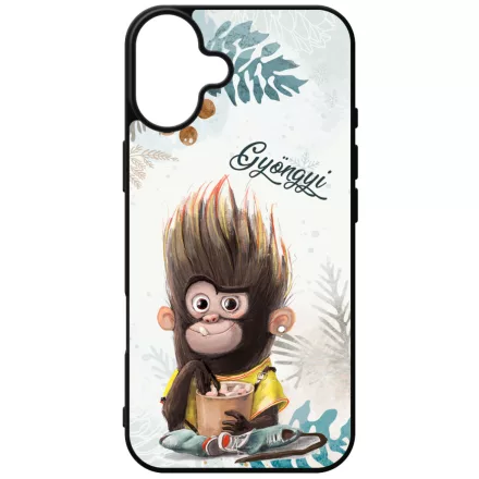 Kávés Maki - Téli mintás iPhone 16 Plus Magsafe tok