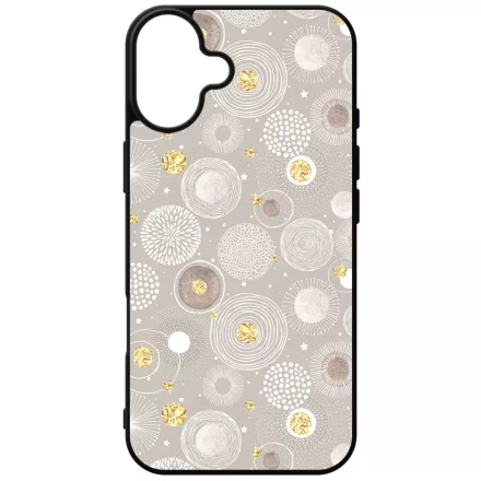 Csodaszép Aranyló téli mintás iPhone 16 Plus tok